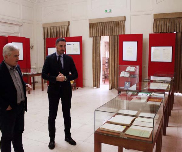 MINISTER OF CULTURE ALEKSANDAR BOGDANOVIĆ VISITED NLM